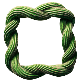 obramowanie w kształcie kaktusów